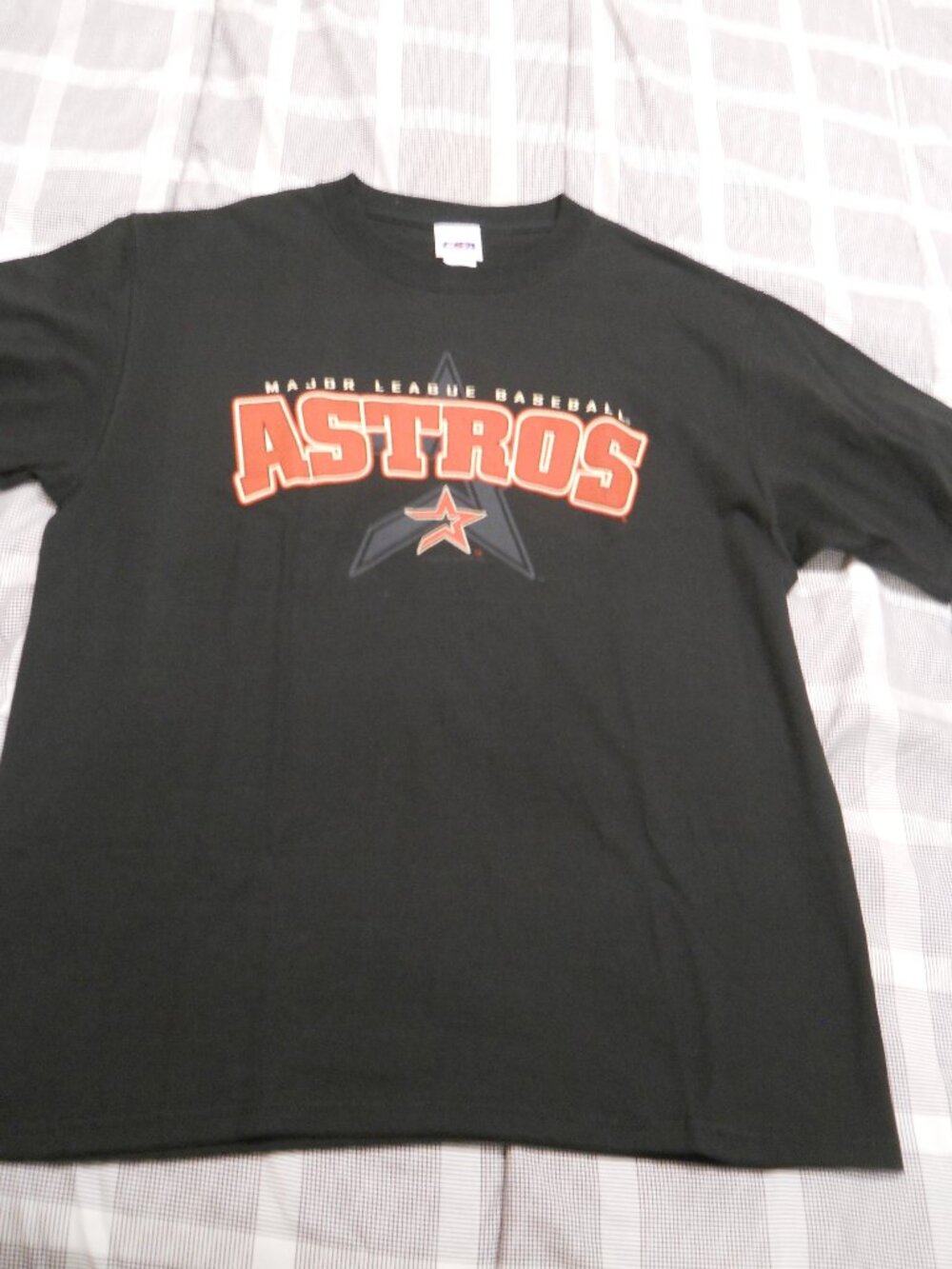 NEW ~ Vintage 2005 Men's Houston ASTROS ~ Black T-Shirt ~ size L  ~ by  CSA
